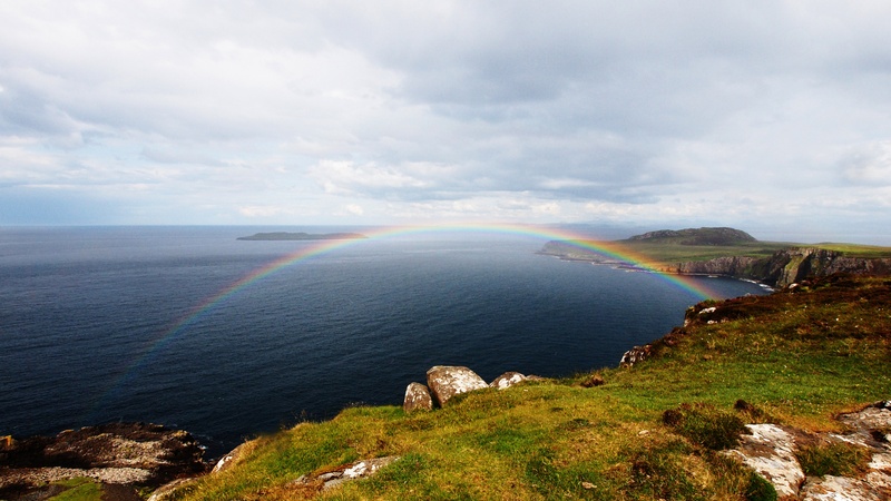 Regenbogen auf der Isle of Skye